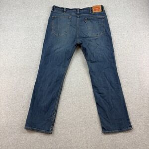 Levis 514 Jeans Mens 38x30 Blue Straight Leg Stretch Denim Medium Wash Classic